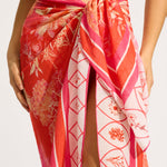 Marbella Sarong - Flame - Simply Beach UK