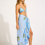 Cotton Gauze Sarong - Cornflower - Simply Beach UK