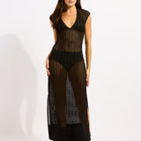 Beach Edit Maxi Tank Dress - Black - Simply Beach UK