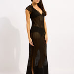 Beach Edit Maxi Tank Dress - Black - Simply Beach UK