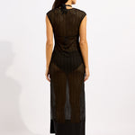 Beach Edit Maxi Tank Dress - Black - Simply Beach UK