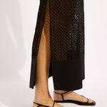 Beach Edit Maxi Tank Dress - Black - Simply Beach UK