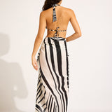 Coastline Sarong - Black - Simply Beach UK