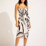 Coastline Sarong - Black - Simply Beach UK