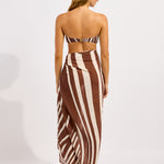 Seafolly Coastline Sarong - Cocoa - Simply Beach UK