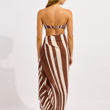 Seafolly Coastline Sarong - Cocoa - Simply Beach UK