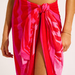 Coastline Sarong - Flame - Simply Beach UK