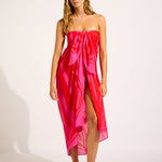 Coastline Sarong - Flame - Simply Beach UK