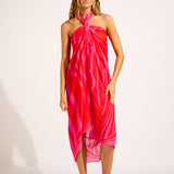 Coastline Sarong - Flame - Simply Beach UK