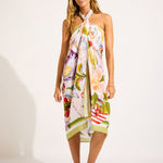 Riviera Coast Sarong - Sage - Simply Beach UK