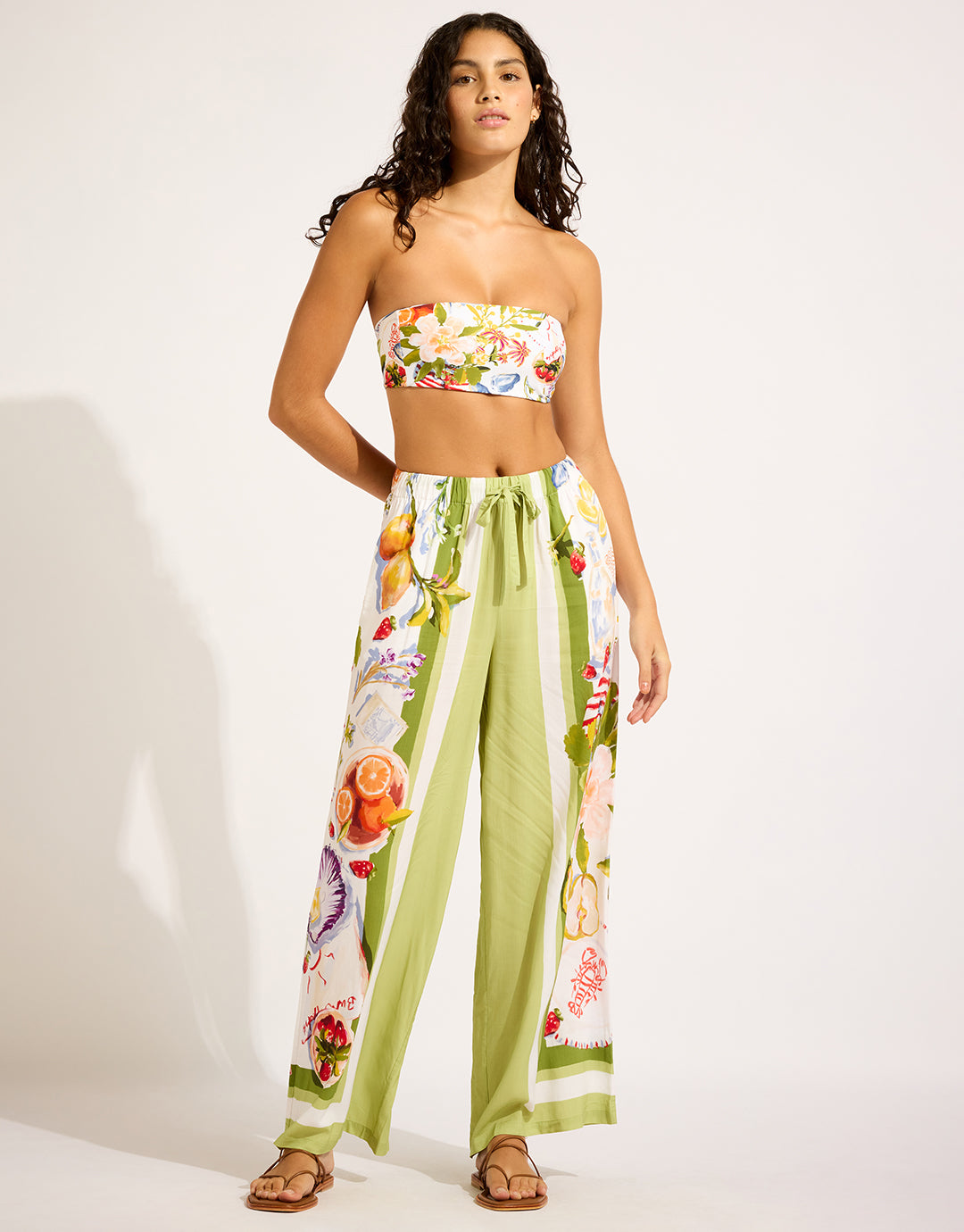 Riviera Coast Pant - Sage - Simply Beach UK
