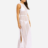 Seafolly Beach Edit Lace Cover Up - White - Simply Beach UK