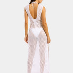 Seafolly Beach Edit Lace Cover Up - White - Simply Beach UK