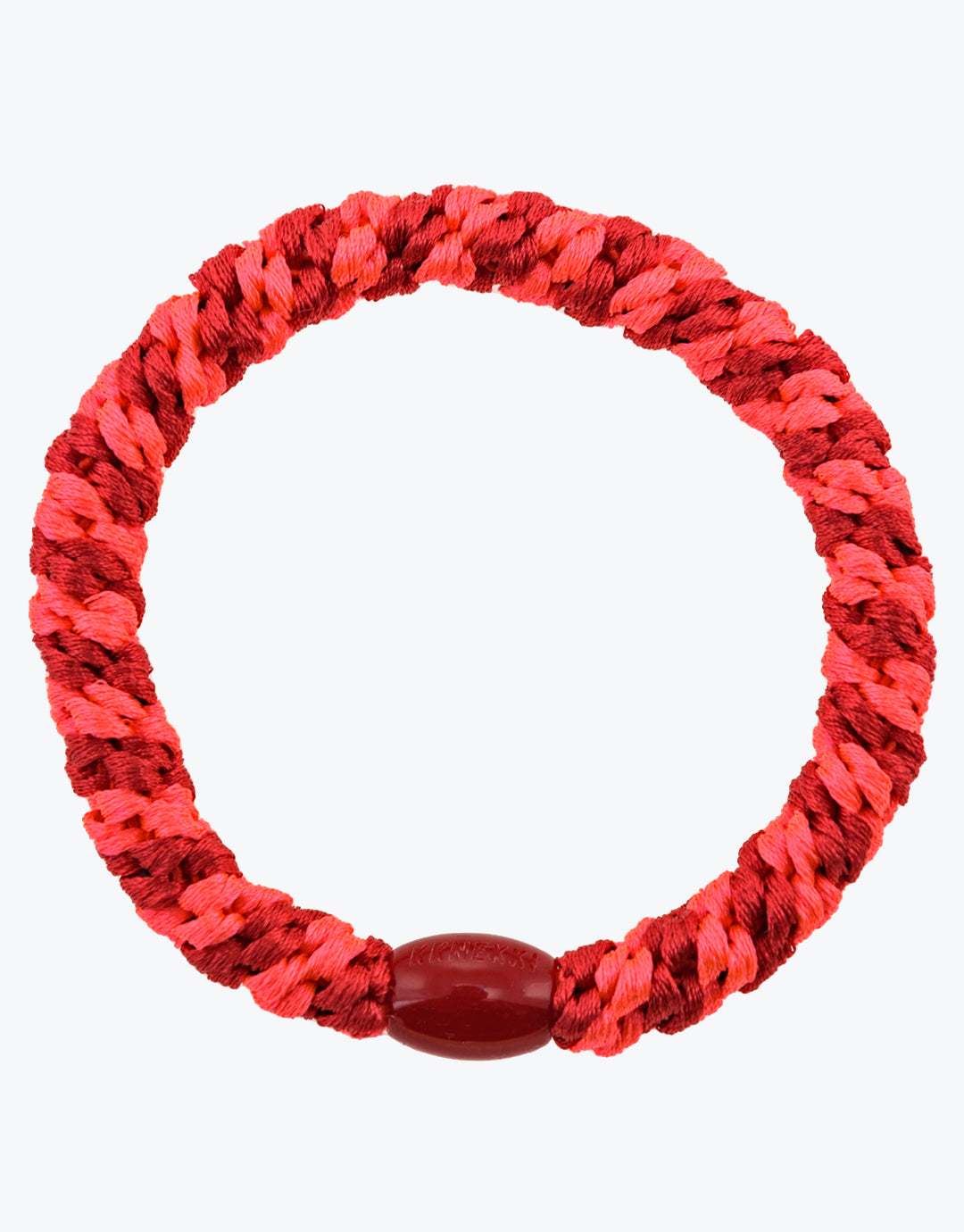 Original Hair Tie - Red Neon Pink Stripe - Simply Beach UK