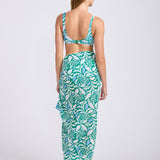 Retro Reef Sarong - Kelly Green