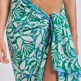 Retro Reef Sarong - Kelly Green