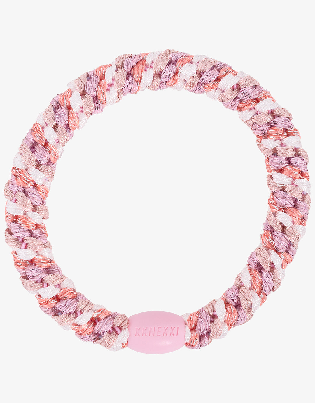 Original Hair Tie - Dusty Rose Pink Glitter Stripe - Simply Beach UK