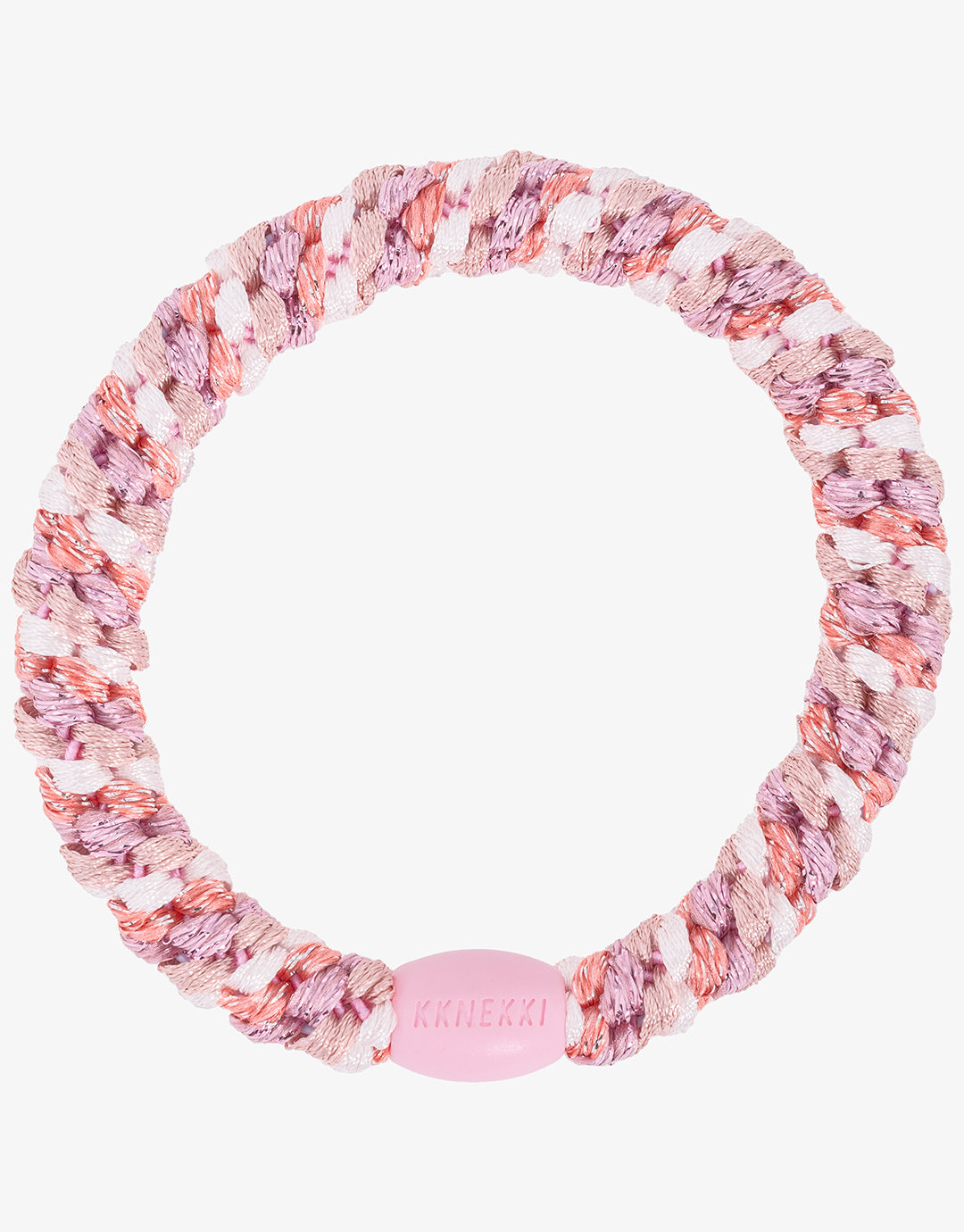 Original Hair Tie - Dusty Rose Pink Glitter Stripe - Simply Beach UK