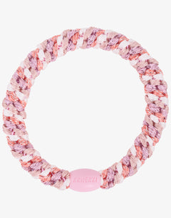 Kknekki Original Hair Tie - Dusty Rose Pink Glitter Stripe - Simply Beach UK