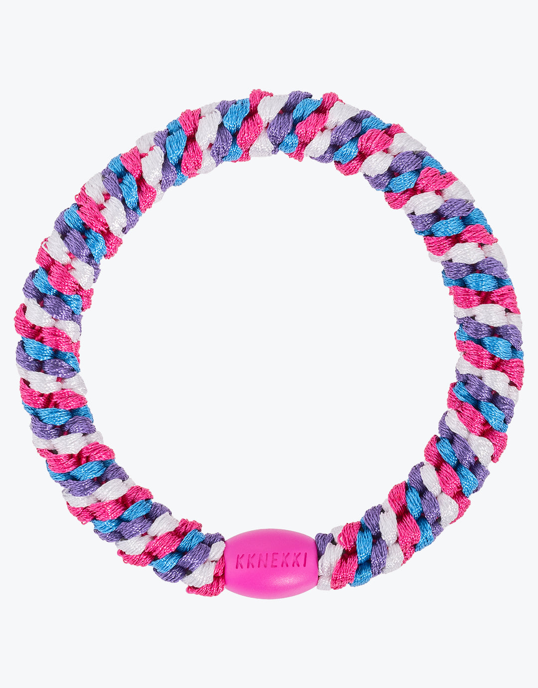 Original Hair Tie - Pink Blue and Ivory Stripe - Simply Beach UK