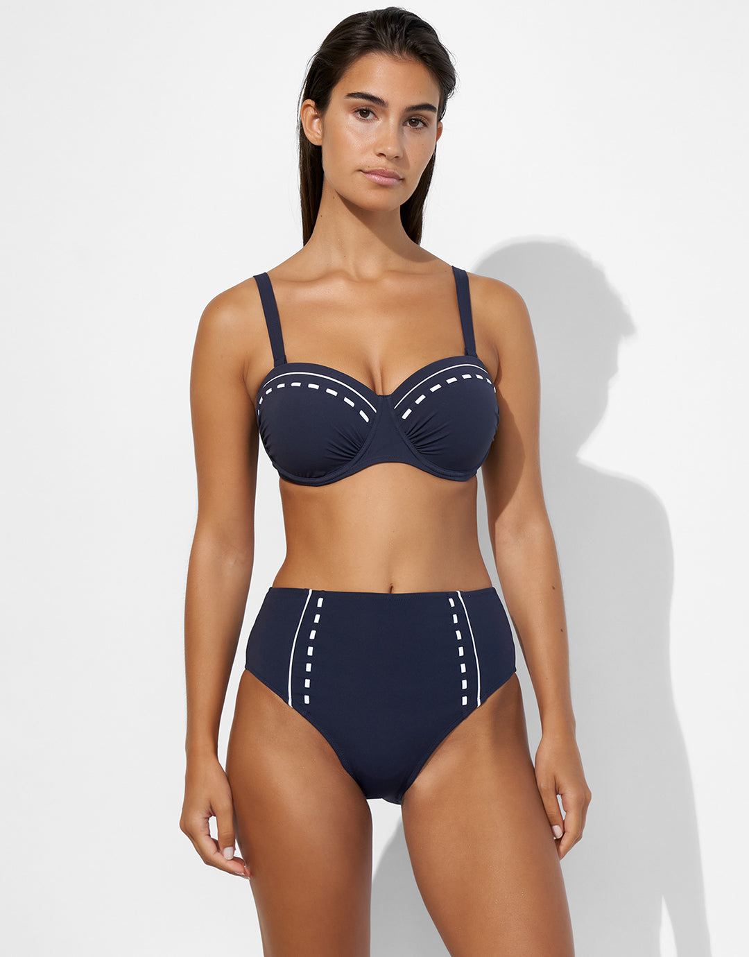 Marine Mindset Underwired Bikini Top - Skipper Blue - Simply Beach UK