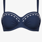 Marine Mindset Underwired Bikini Top - Skipper Blue - Simply Beach UK
