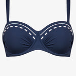 Marine Mindset Underwired Bikini Top - Skipper Blue - Simply Beach UK