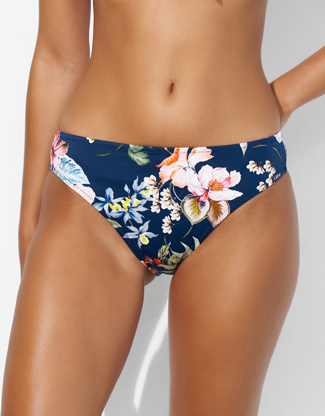 Lush Delight Bikini Pant - Hibiscus Indigo - Simply Beach UK