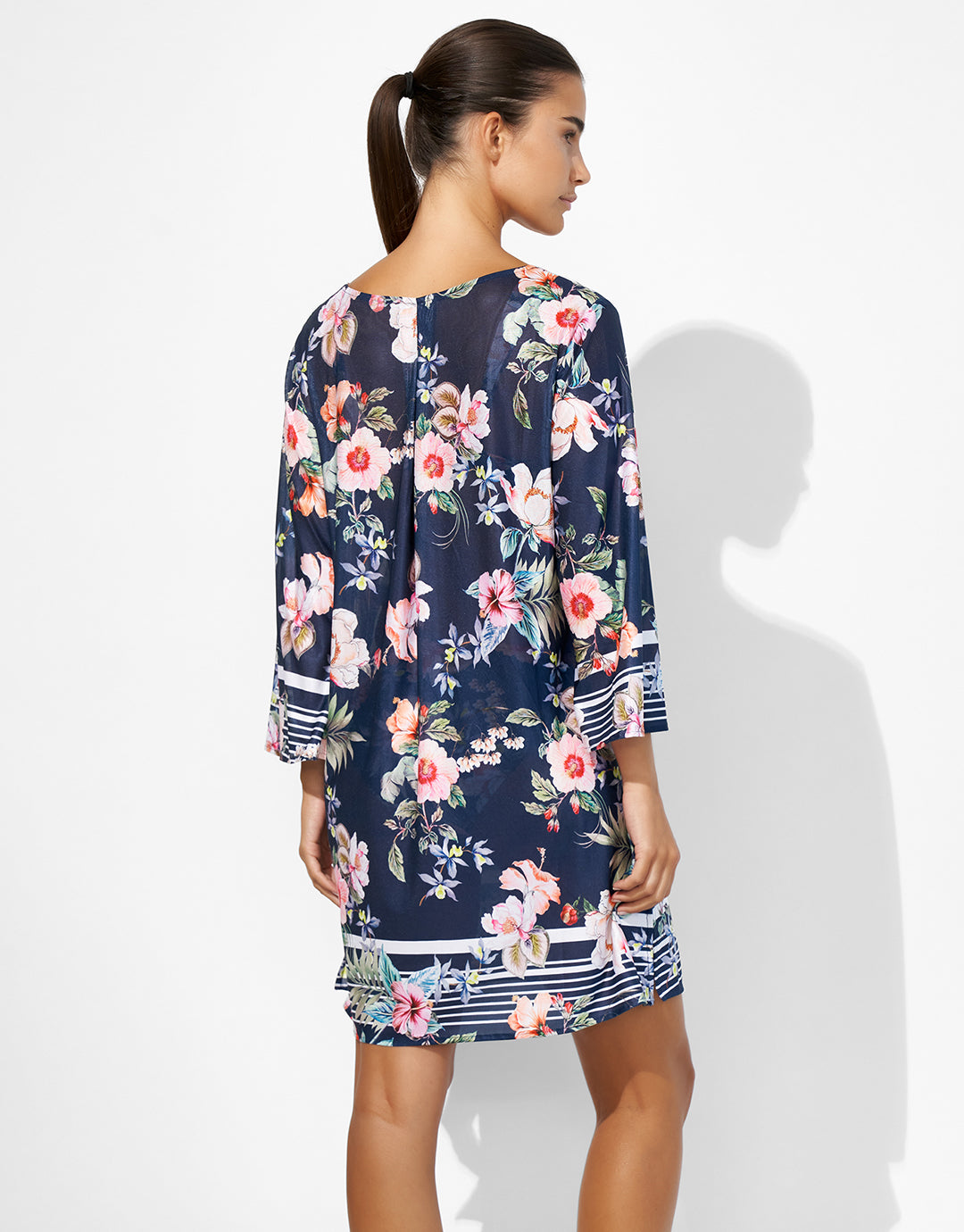 Lush Delight Tunic - Hibiscus Indigo - Simply Beach UK