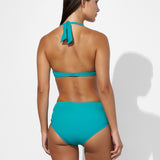The Core High Waist Adjustable Bikini Pant - Palm Green - Simply Beach UK