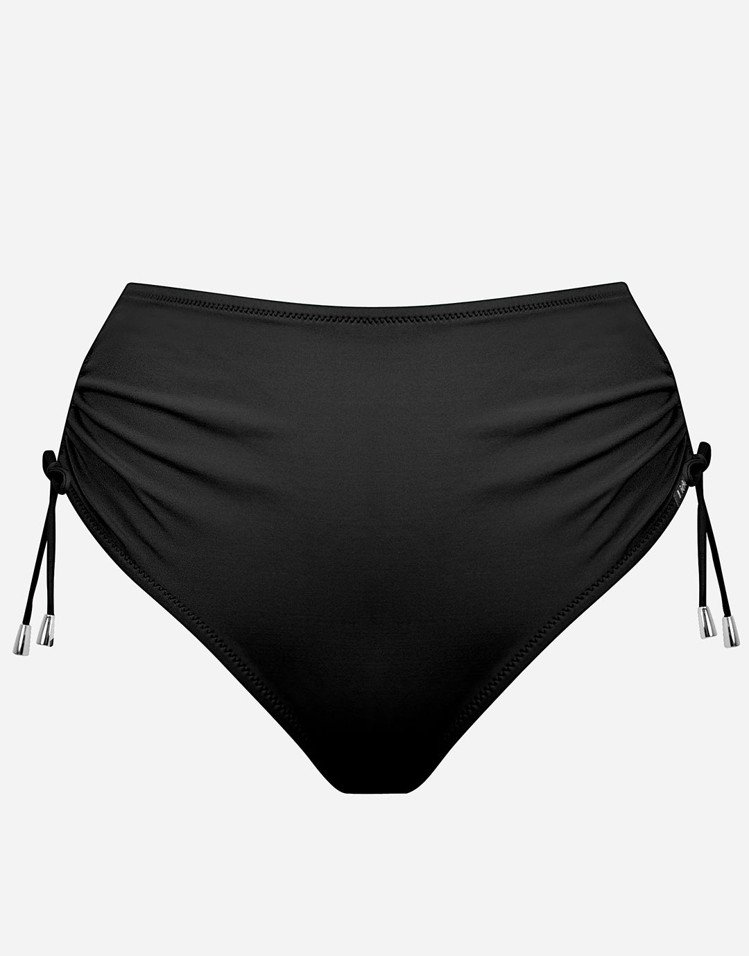 The Core High Waist Adjustable Bikini Pant - Black - Simply Beach UK