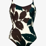 Twilight Underwired Tank Swimsuit - Deep Dark-Cream - Simply Beach UK