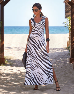 Roidal Noa Maxi Dress - Mono - Simply Beach UK