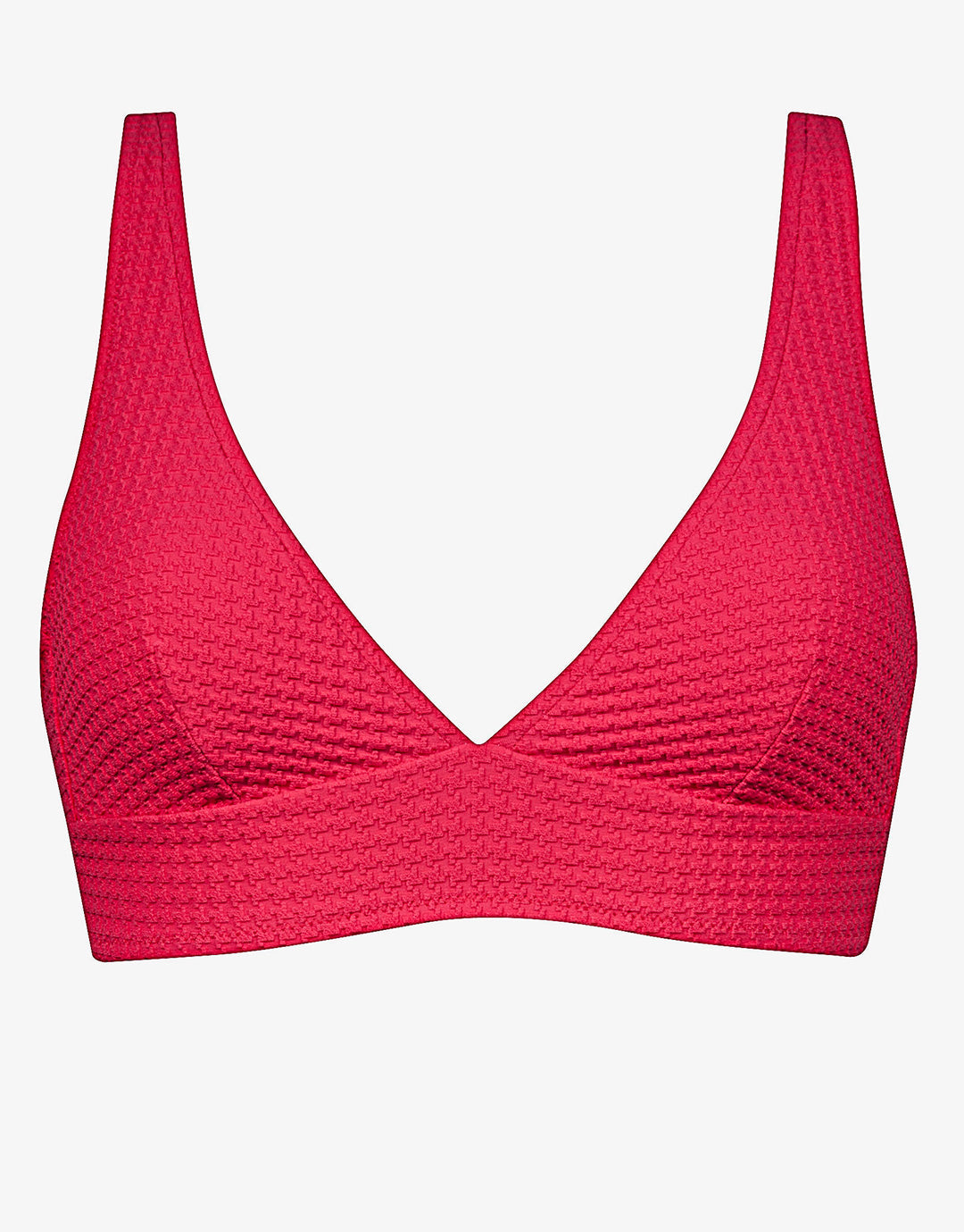 The Bloom Bralette Bikini Top - Radiant Red - Simply Beach UK