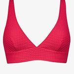The Bloom Bralette Bikini Top - Radiant Red - Simply Beach UK