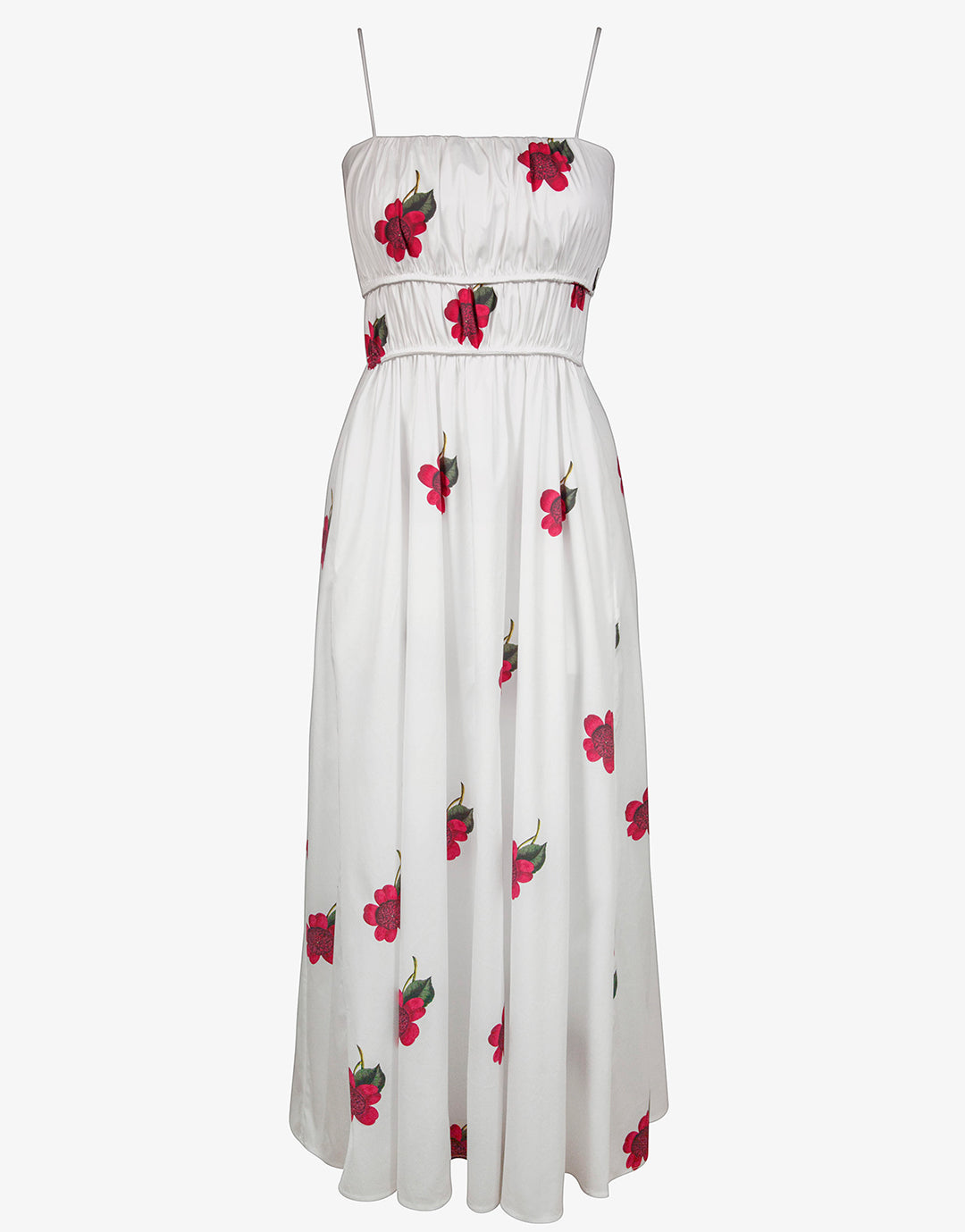 The Bloom Dress - White Red - Simply Beach UK
