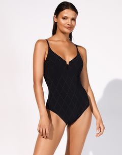 Noircraft Moulded Swimsuit - Black - Simply Beach UK