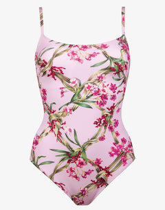 Maryan Mehlhorn Botanique Tank Swimsuit - Tangy Pink - Simply Beach UK