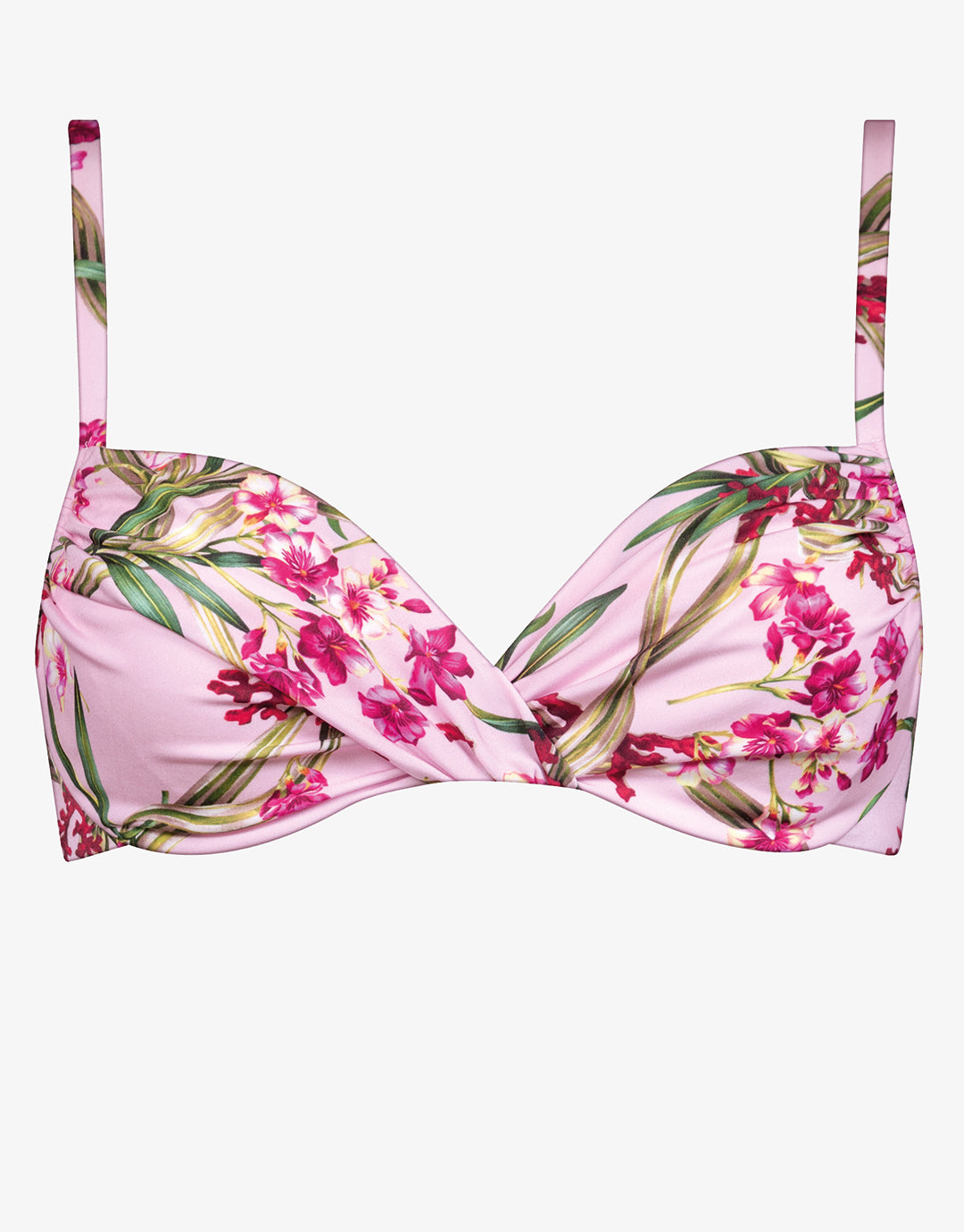 Botanique Underwired Bikini Top - Tangy Pink - Simply Beach UK