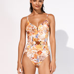 Exuberance Belted Swimsuit - Solar - Simply Beach UK