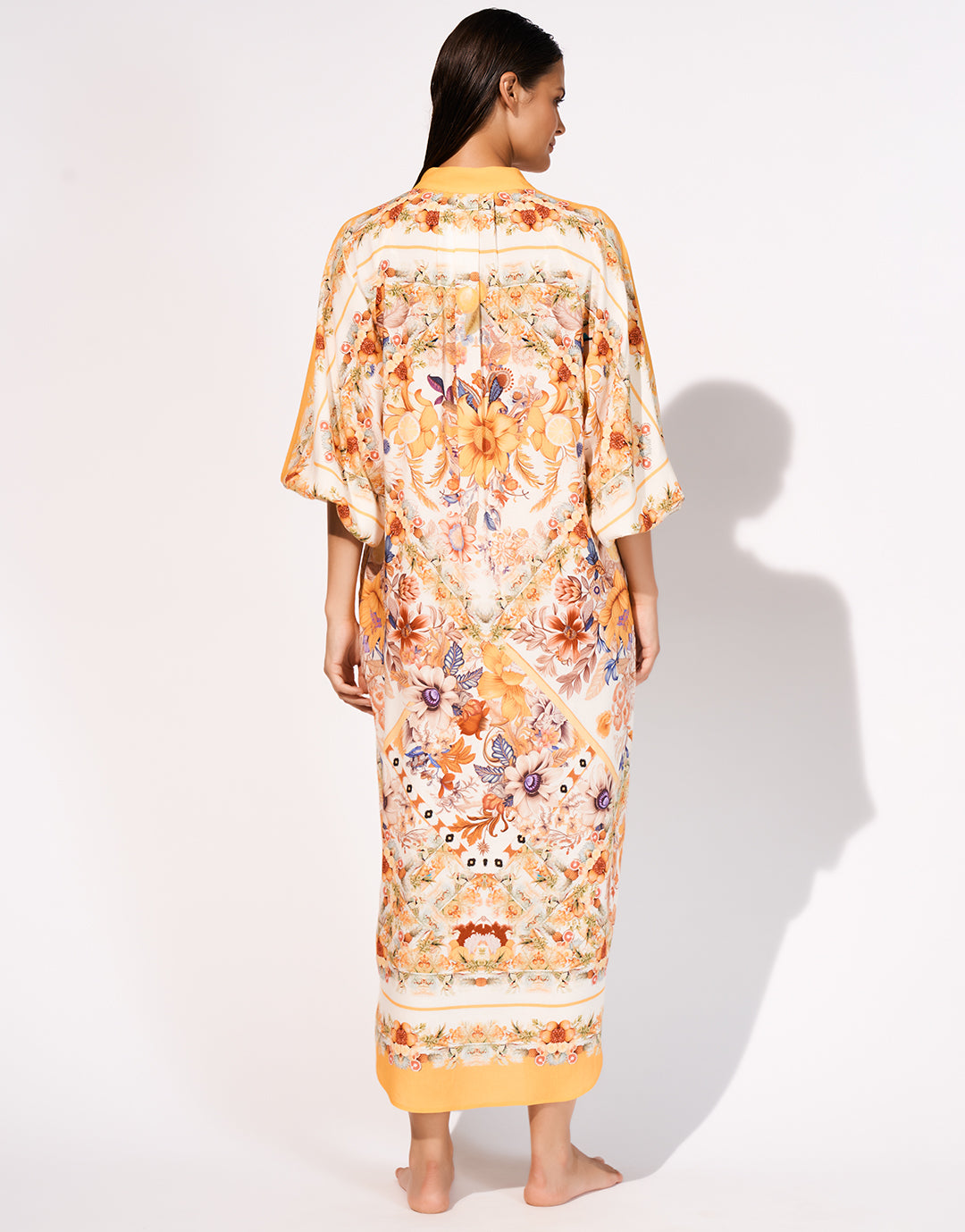 Exuberance Buttoned Maxi Shirt - Solar - Simply Beach UK