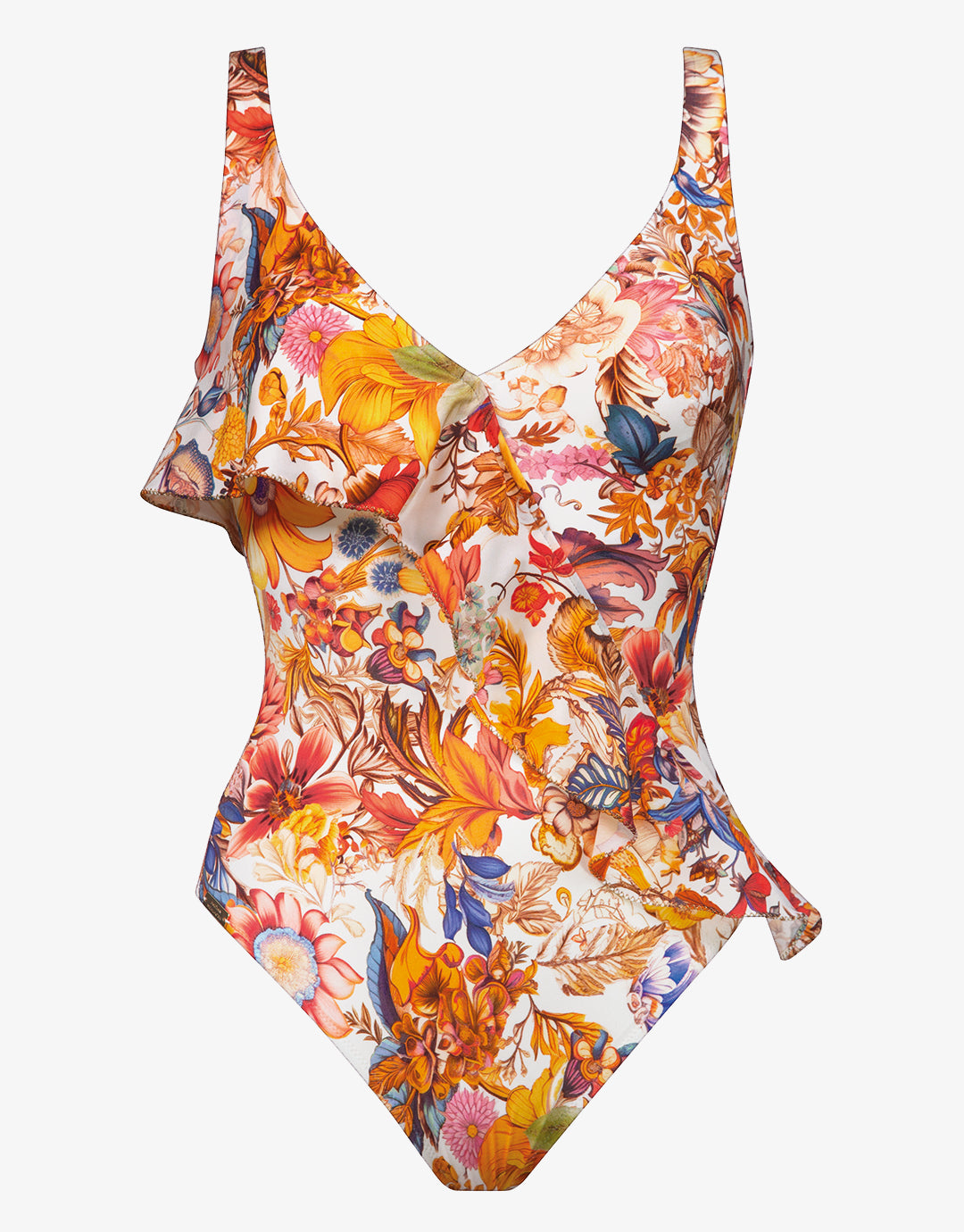 Exuberance Ruffle Swimsuit - Solar - Simply Beach UK