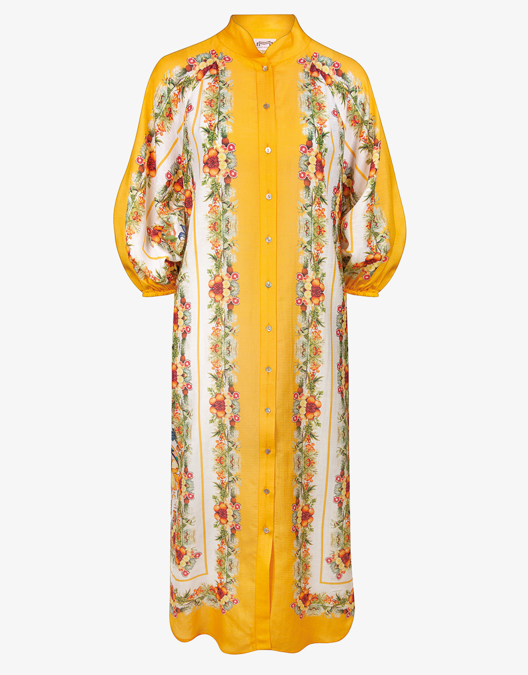 Exuberance Buttoned Maxi Shirt - Solar - Simply Beach UK