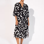 Monochroma Dress - Black and Tofu - Simply Beach UK