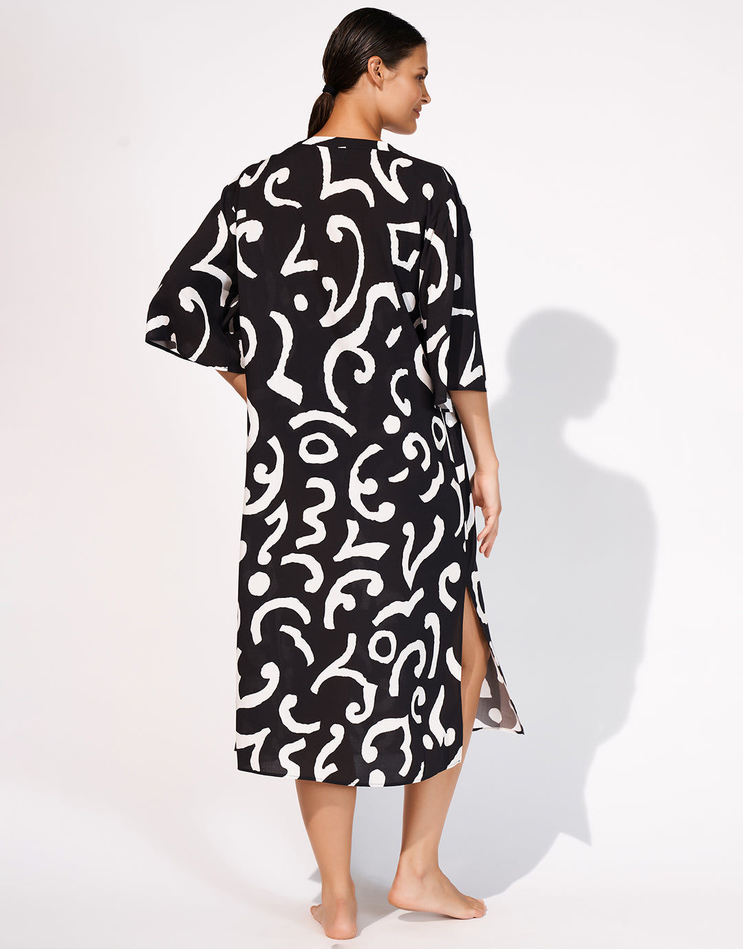 Monochroma Dress - Black and Tofu - Simply Beach UK