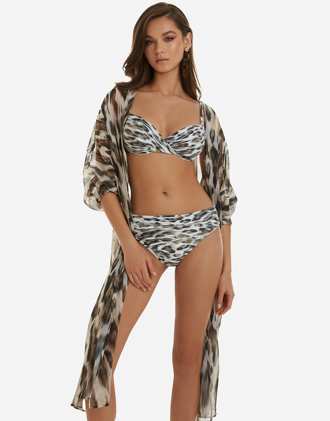 Africa Midi Beach Shirt - Animal - Simply Beach UK