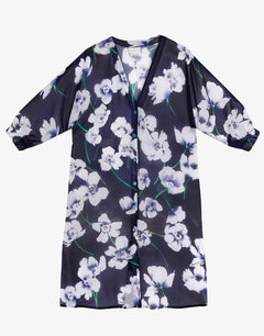 Roidal Valeria Midi Beach Shirt - Blue - Simply Beach UK