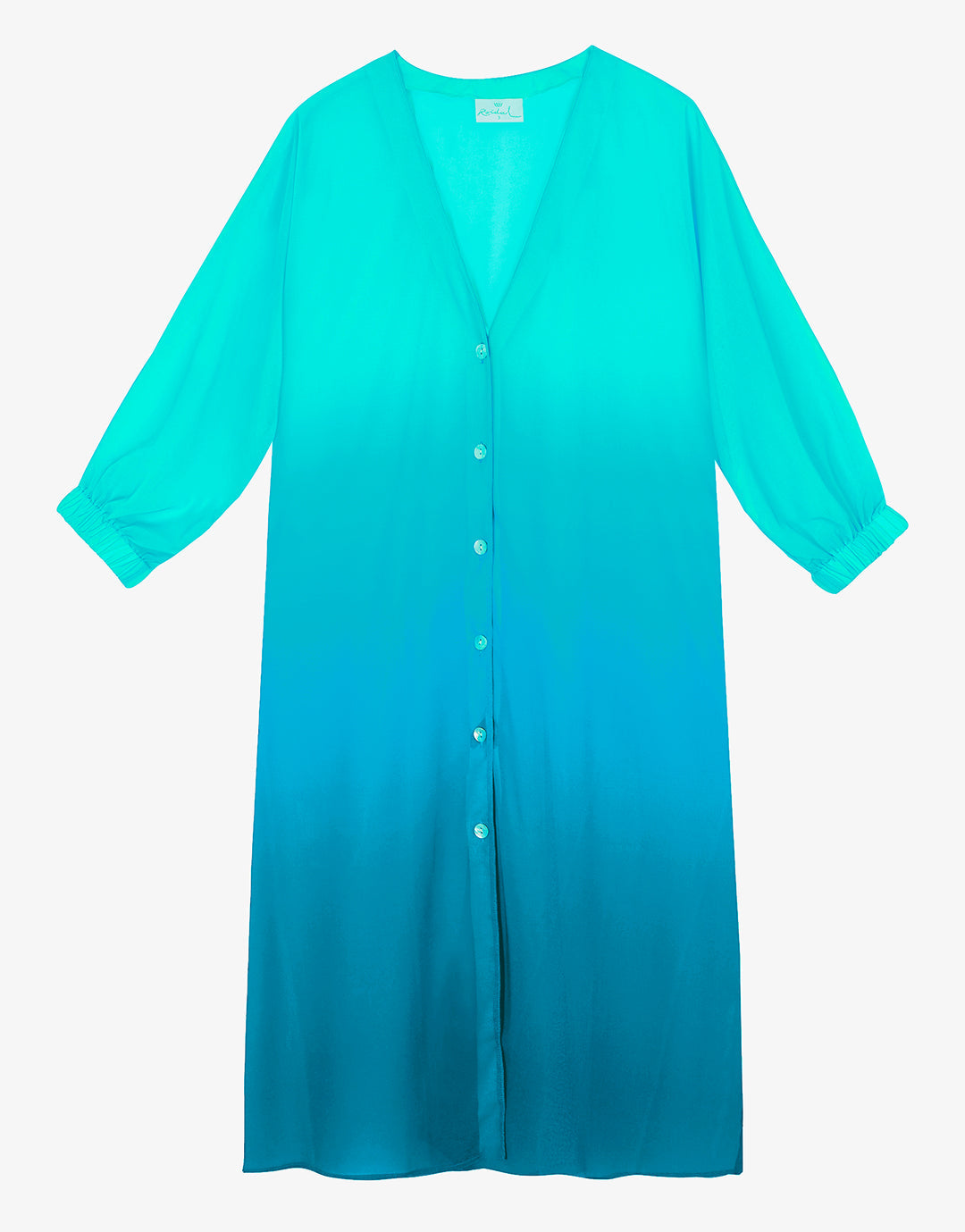 Roidal Brasil Midi Beach Shirt - Menta - Simply Beach UK