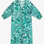 Roidal Lidiana Midi Beach Shirt - Green - Simply Beach UK