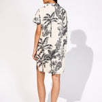 Legend Beach Shirt - Cream and Black - Simply Beach UK